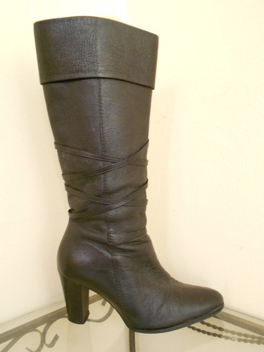 Bota Feminina Sapato Corello Cano Longo Salto Grosso Alto 37 | Mercado Livre