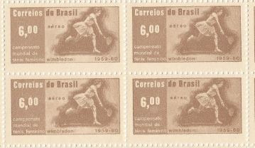 1960  A-101 Quadra- Selos Aéreos  Vit Tenista Maria E.bueno