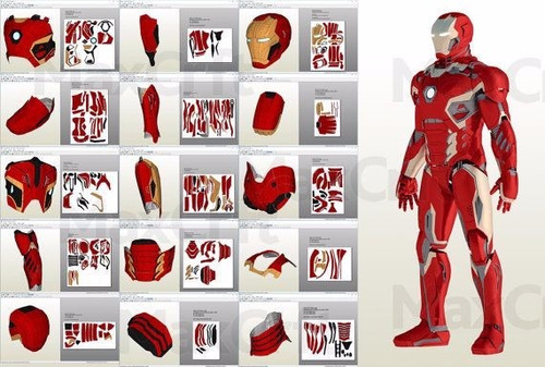 Planos Traje Iron Man Mark 4 Y Mark 6 Marvel, Vengadores