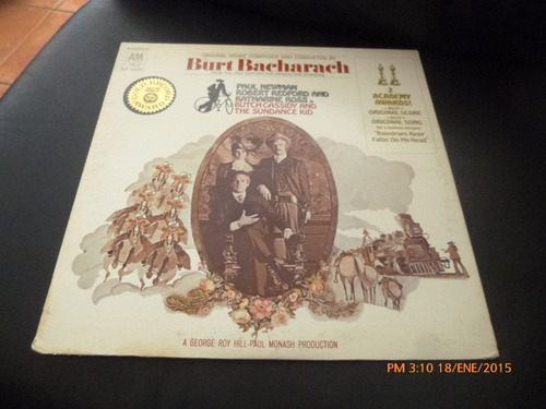 Vinilo Lp 12 Burt Bacharach - Butch Cassidy And (u970