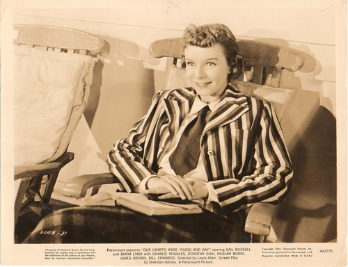 Foto Original Our Hearts Were Young And Gay Gail Russell