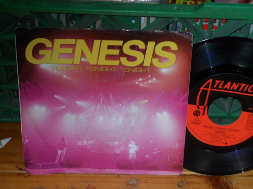 Genesis Tonight Tonight Simple Vinilo 7 Us 1986 Phil Collins