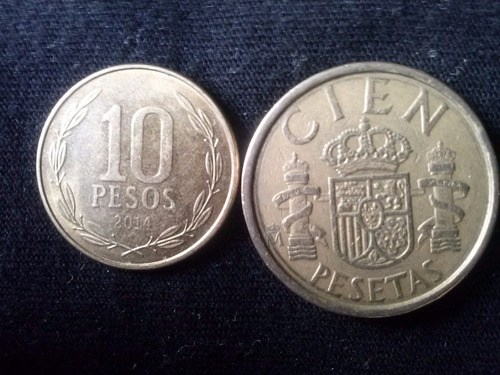 Moneda España 100 Pesetas 1986 Bronce (c 14)