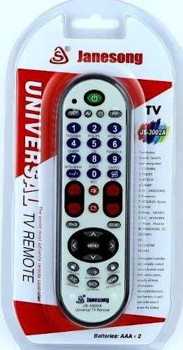 Control Remoto Tv Universal Inteligente Janesong Js3002a.