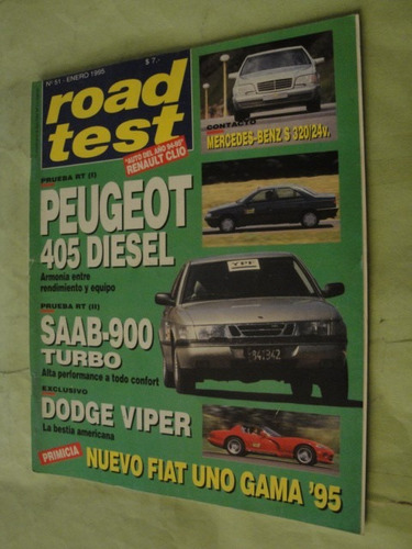 Road Test 51 Peugeot 405 Dodge Viper Saab 900 Lancia Kappa