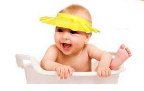Gorro Visera Sombrero De Baño Protector Ducha Niños Bebes