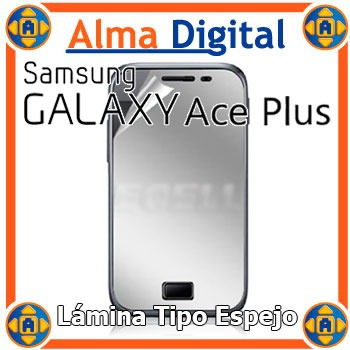 Lamina Protector Pantalla Espejo Samsung S7500 Ace Plus