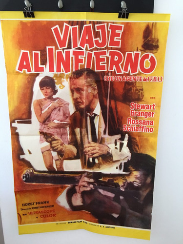 Afiche De Cine Original Original - Viaje Al Infierno