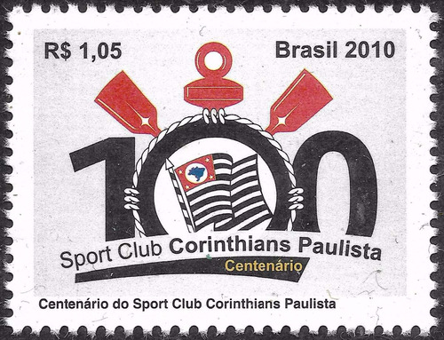 2010 - Selo Centenário Do Corinthians (c3027) Mnh