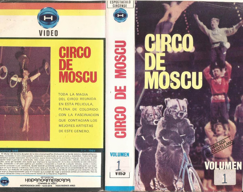 Circo De Moscu Volumen 1 Y 2 Castellano 2 Vhs