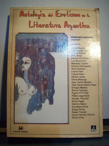 Adp Antologia Del Erotismo En La Literatura Argentina