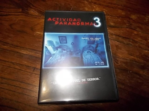 Dvd Original Actividad Paranormal 3 - Impecable!