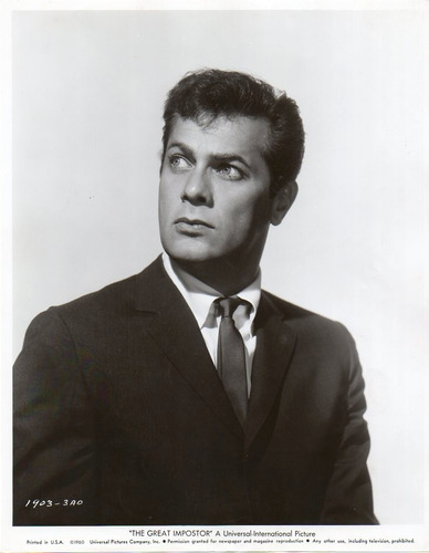 Fotografia Original Tony Curtis The Great Impostor Universal