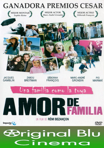 Amor De Familia - Remi Bezancon - Dvd Original - Almagro