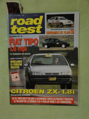 Road Test 72 Citroen Zx Ferrari F50 Porsche Boxter Ford F100