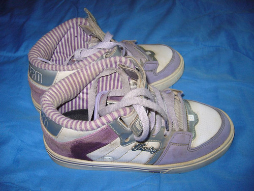 942 X - Tênis Lilas/branco Nº 35 Freeday
