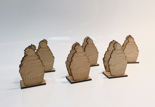 Imagen 4 de 6 de 10 Servilleteros Figuras Candybar Cumpleaños Mdf Fibrofacil