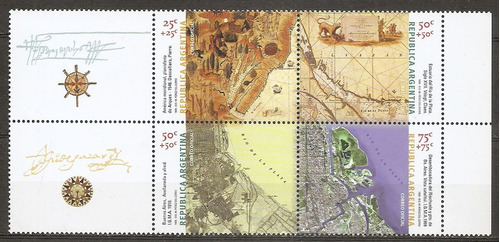 Argentina Gj 3011/4 Cartograíia Mt 2302/5 Año 1999 Mint
