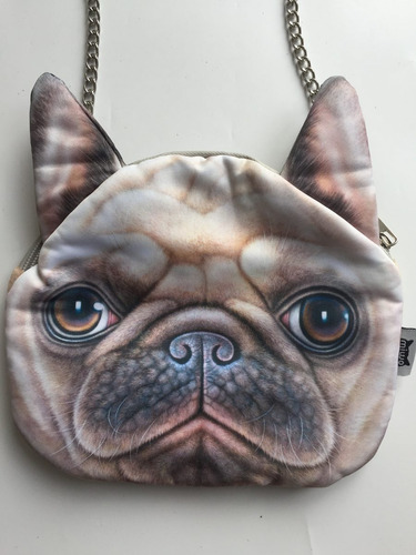 Bolsa De Cara De Perro Con Cadena 