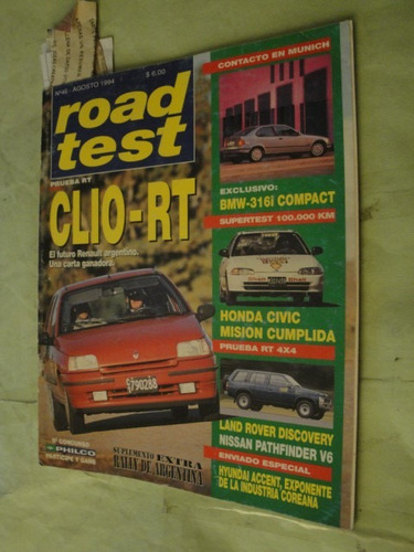 Road Test 46 Clio Rt Yamaha 600 Bmw 316 Pathfinder Celica