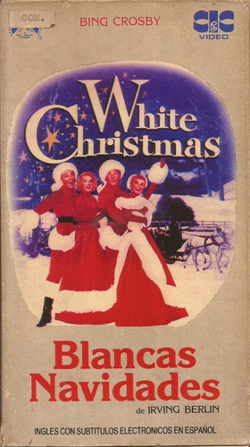 Blancas Navidades Vhs Bing Crosby Danny Kaye