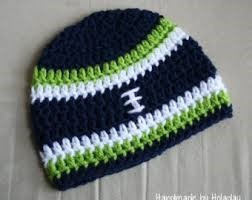 Gorro Casco Nfl Seattle Patriots Crochet Tejido A Mano