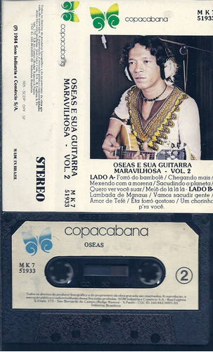 Oseas E Sua Guitarra Maravilhosa Vol.2 Cassette Nuevo