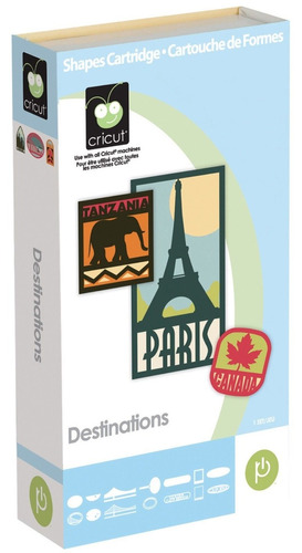 Cartucho Cricut Cartucho Destinations, Destinos Y Mucho Mas