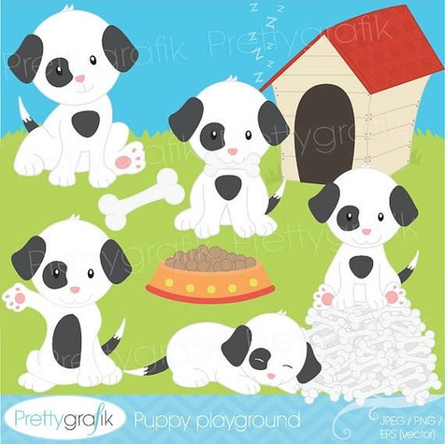 Kit Imprimible Perros Imagenes Clipart Cod 3