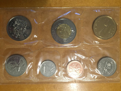Can-s07 Set 7 Monedas Canada 1999 Prooflike Ayff (Usado)