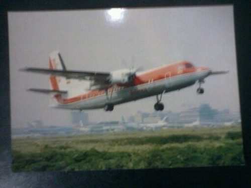 Cartão Postal Tema:aviões Avianca Colombia Fokker F50