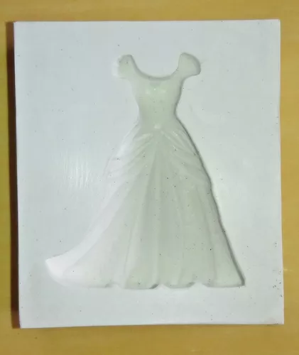 Molde de Silicone: Vestido da Barbie 6,0 x 6,5 cm  Palácio dos Moldes -  Palácio Dos Moldes - Moldes De Silicone Confeitaria Artesanatos