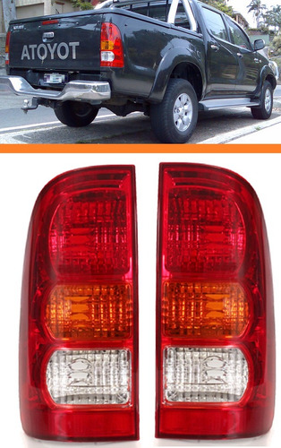 Lanterna Traseira Hilux Toyota 05 06 07 2008 2009 2010 Par