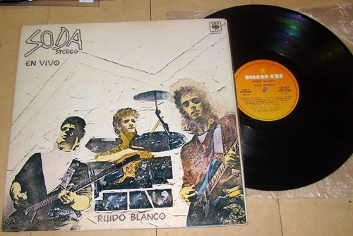 Soda Stereo En Vivo Ruido Blanco Lp Argentino //  Kktus