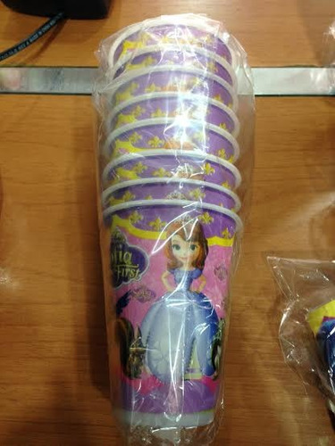 Imagen 3 de 6 de 5paq Vasos Personajeslalaloopsi Cars Mickey Frozen Peppa 10$