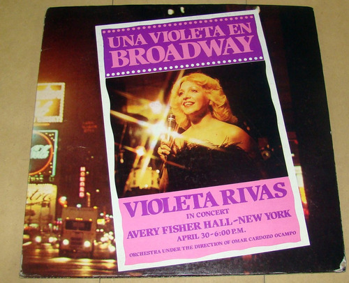 Violeta Rivas Una Violeta En Broadway Lp Usa / Kktus