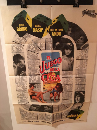 Afiche De Cine Original - El Juego De La Oca