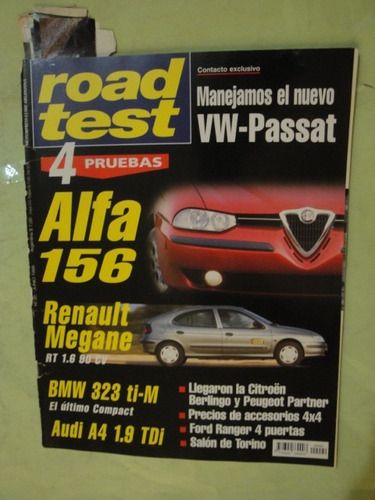 Road Test 92 Alfa 156 Audi A4 Berlingo Bmw 323 Megane Passat