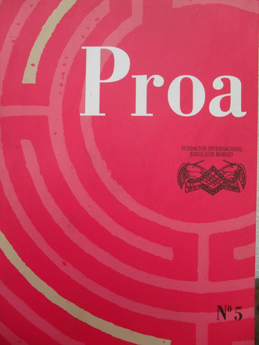 Revista Proa Nº 5 - Número Dedicado A Virginia Woolf