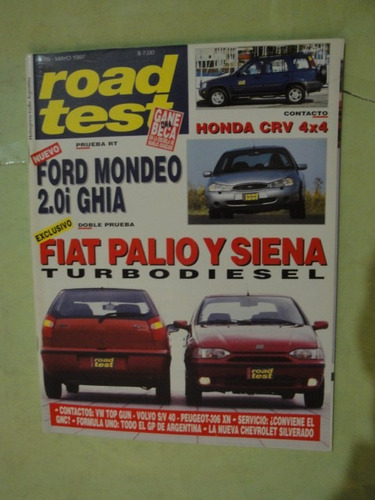 Road Test 79 Fiat Palio Siena Peugeot 306 Vw Gol Volvo S/v (Usado)