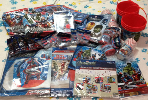 Super Kit Decoração Festa Infantil Com Painel Os Vingadores