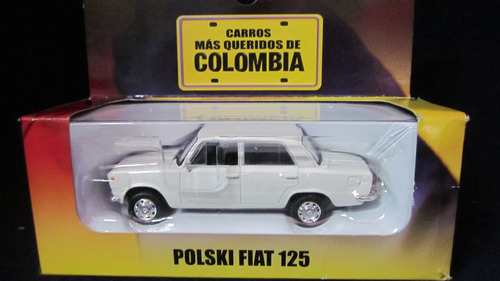 Fiat 125 Polski Coleccion El Tiempo  Escala 1/43 Eilcolombia