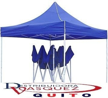 Carpa De 3x3 Metro Impermeable Estructura Reforzada Plegable