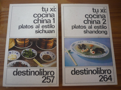Cocina China. Platos Al Estilo Sichuan. Tu Xi. Volúmen 1 Y 2
