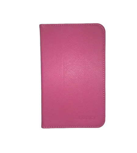 Capa Lucky Executiva Livro P/samsung Galaxy Tab T110 - Rosa