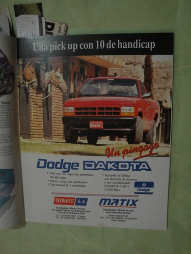 Publicidad Dodge Dakota Año 1993