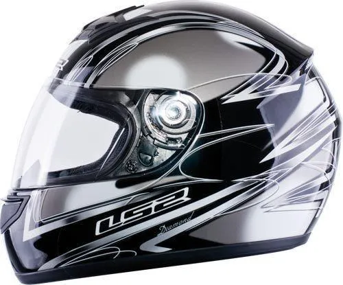 Casco para moto integral LS2 FF350 FF350 matt black diamond talla