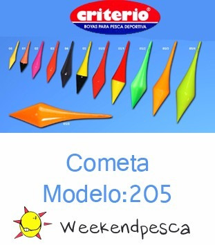 Boyas Cribal Cometa 205 Juegox3 Colores-weekendpesca-envíos