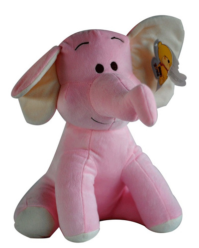 Elefante De Peluche Rosa Para Bebés Y Niños