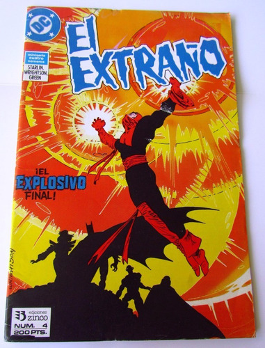 Comic Dc: El Extraño #4. Ed. Zinco